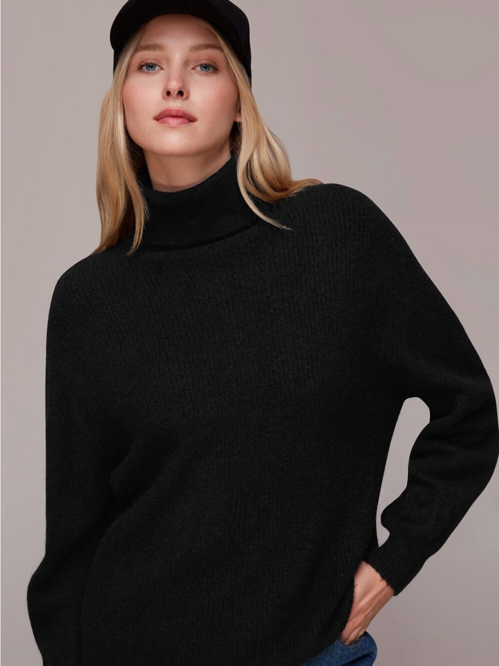 J.Crew Black Turtleneck Sweater Size XS